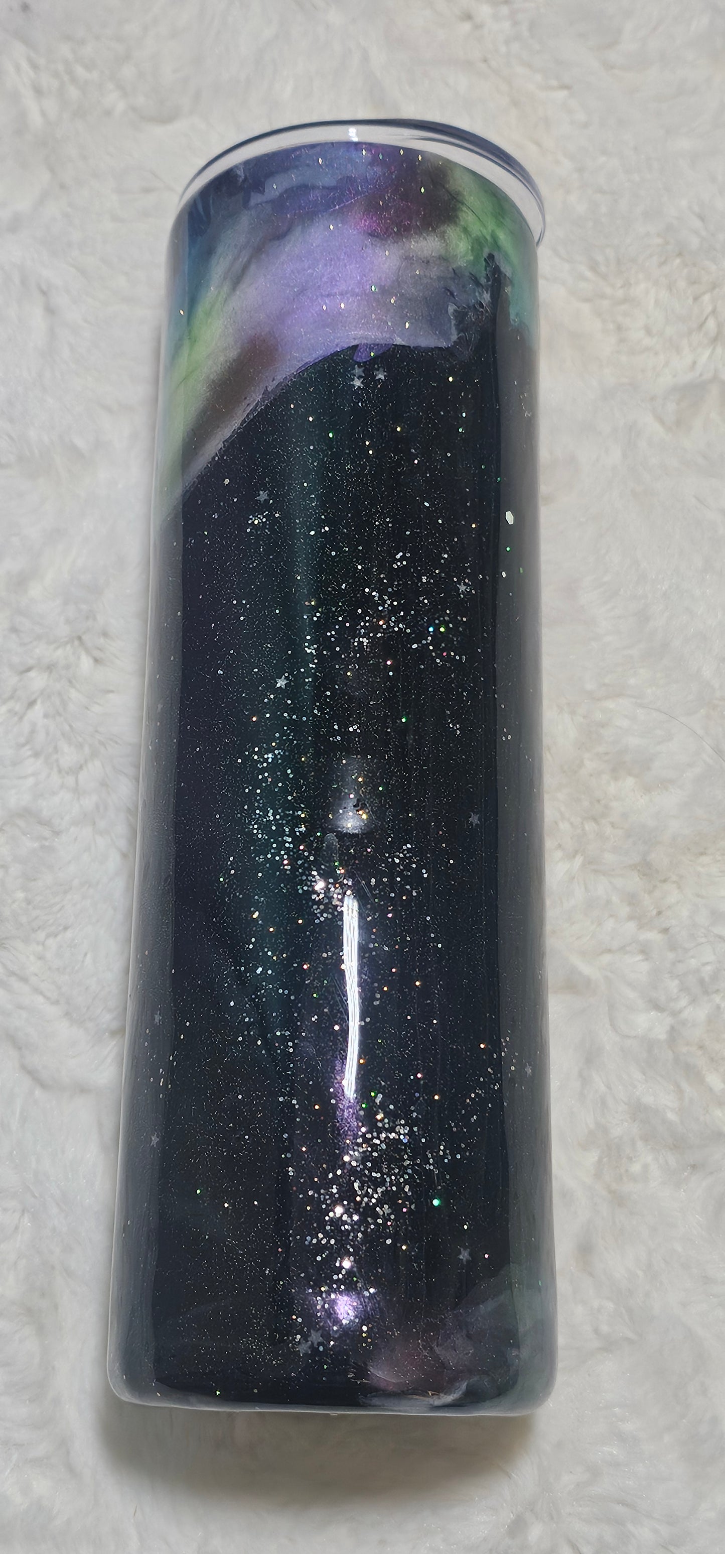 30oz Skinny Nebula with Glow Stars