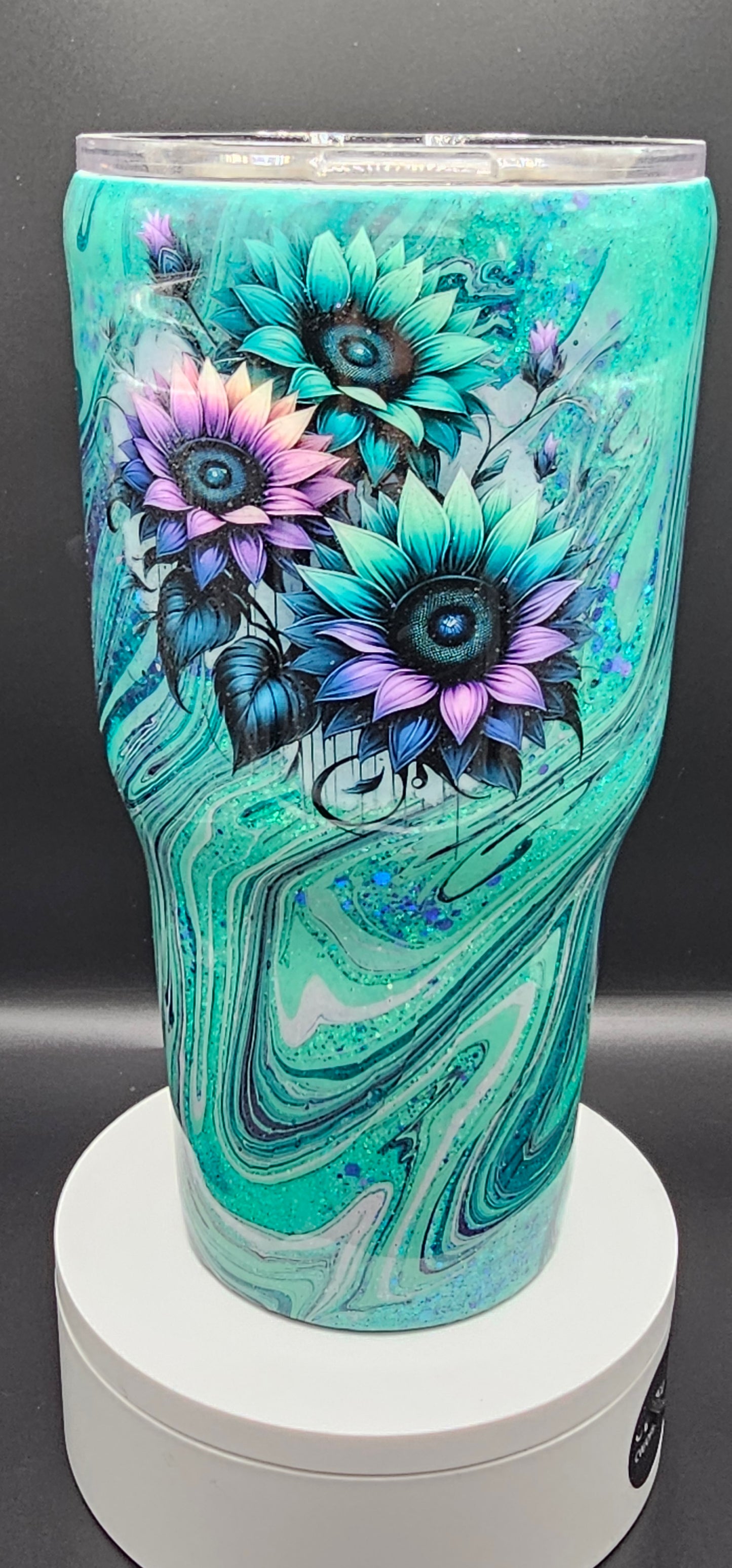 30oz Curve Sunflower Hydro Dip