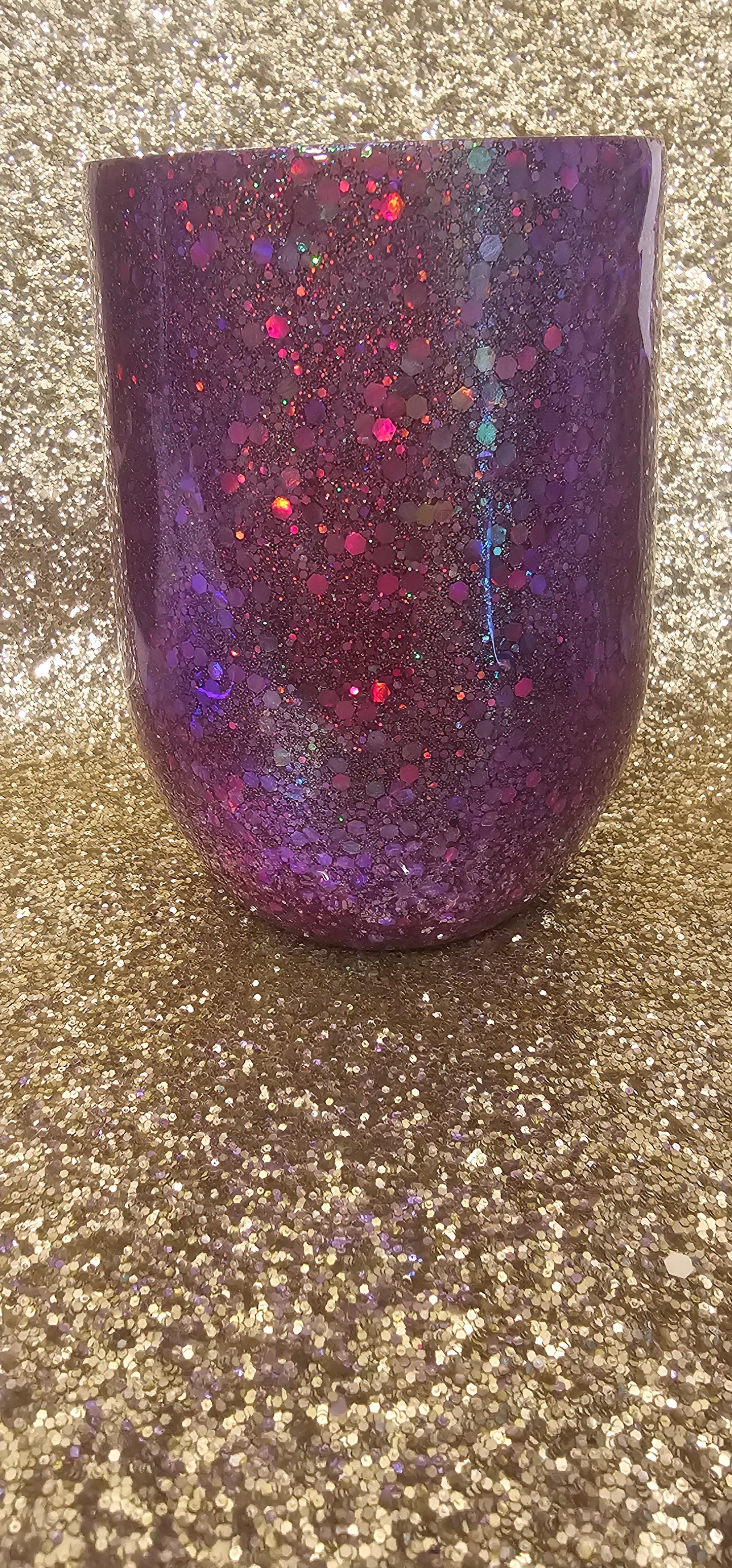 Wine Tumbler Cupcake Sparkle