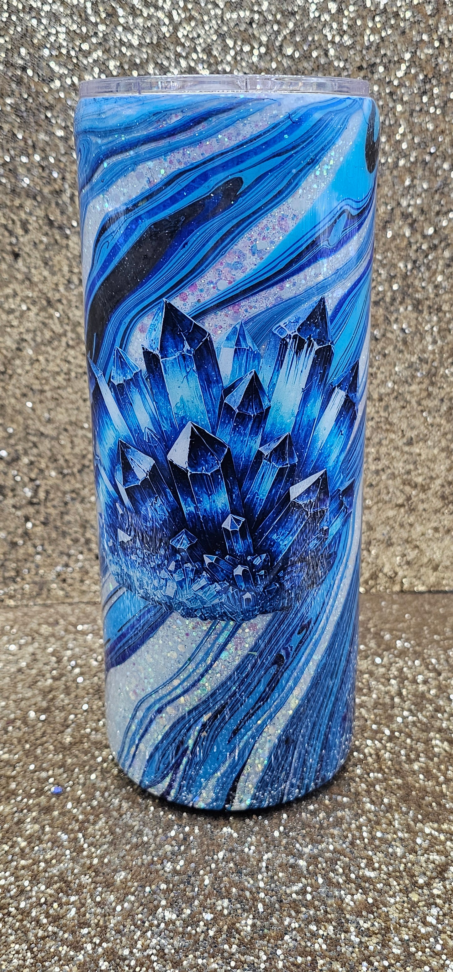 30oz Thick Crystal Glow Hydro Dip