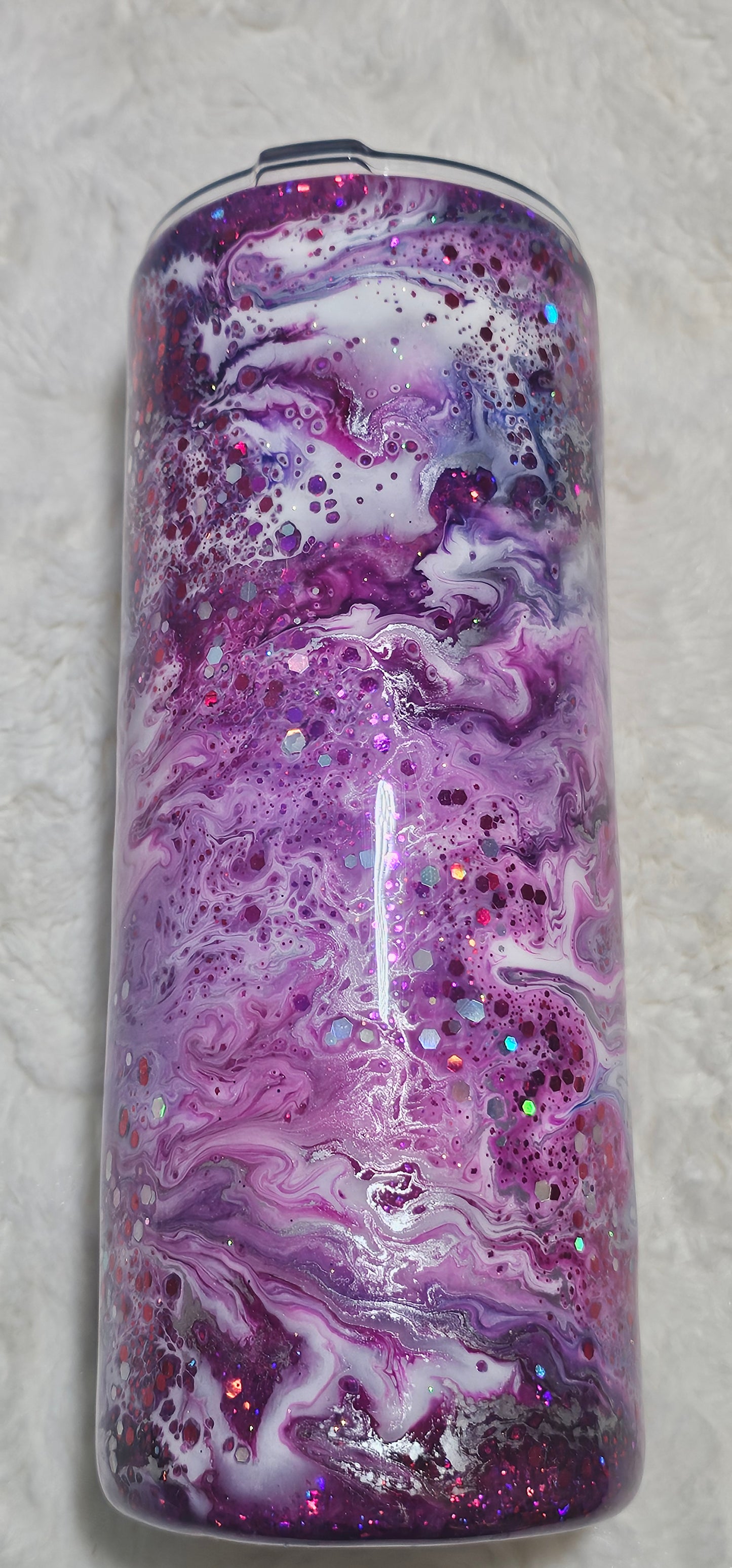 30oz Thick Pink Ink Swirl