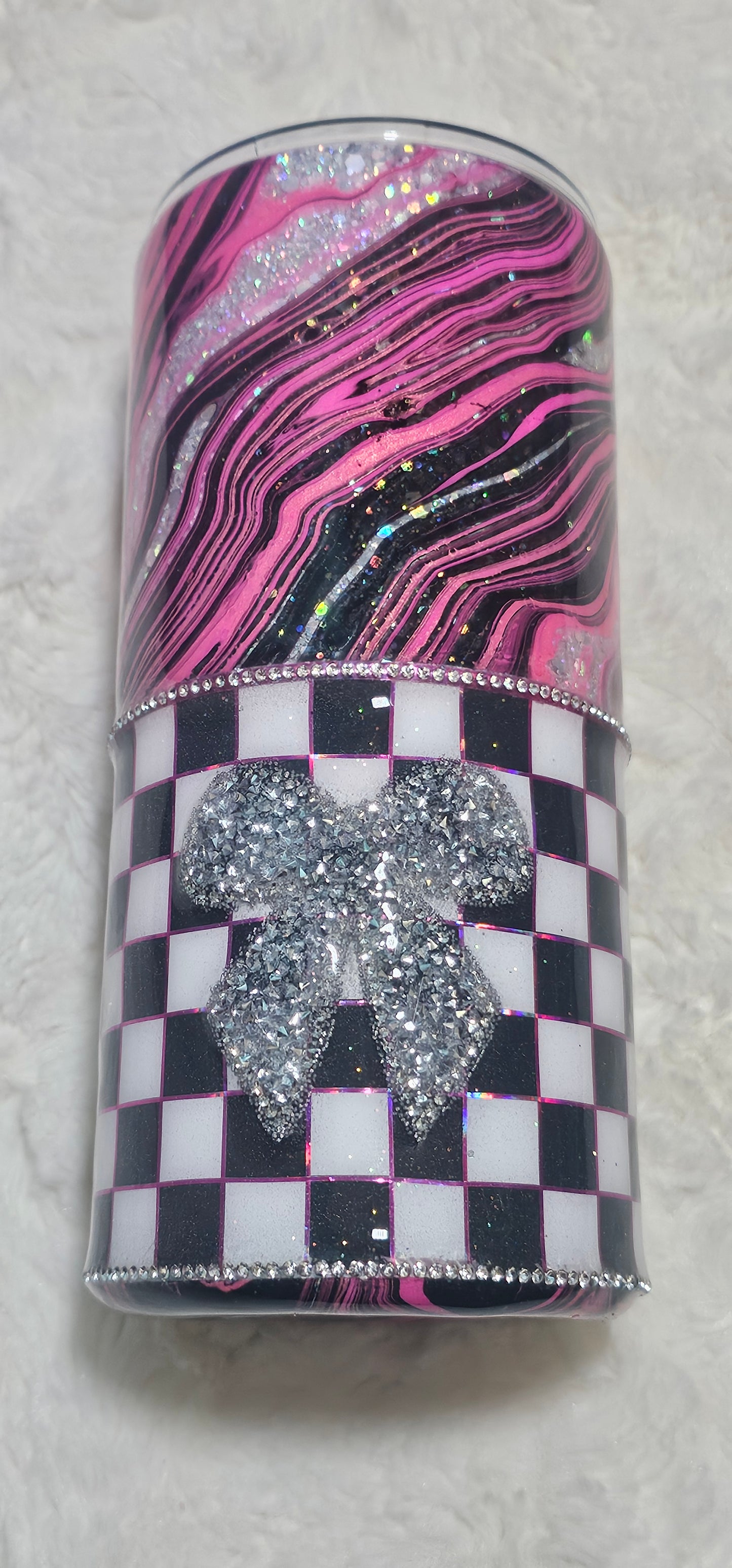 20oz Thick Pink Diamond Hydro Dip