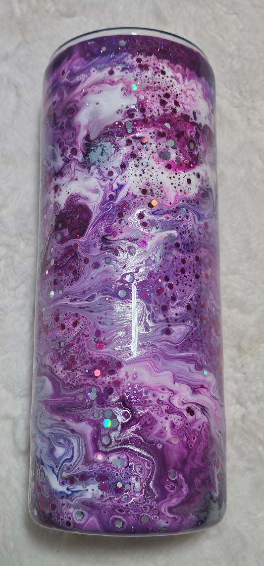 30oz Thick Pink Ink Swirl