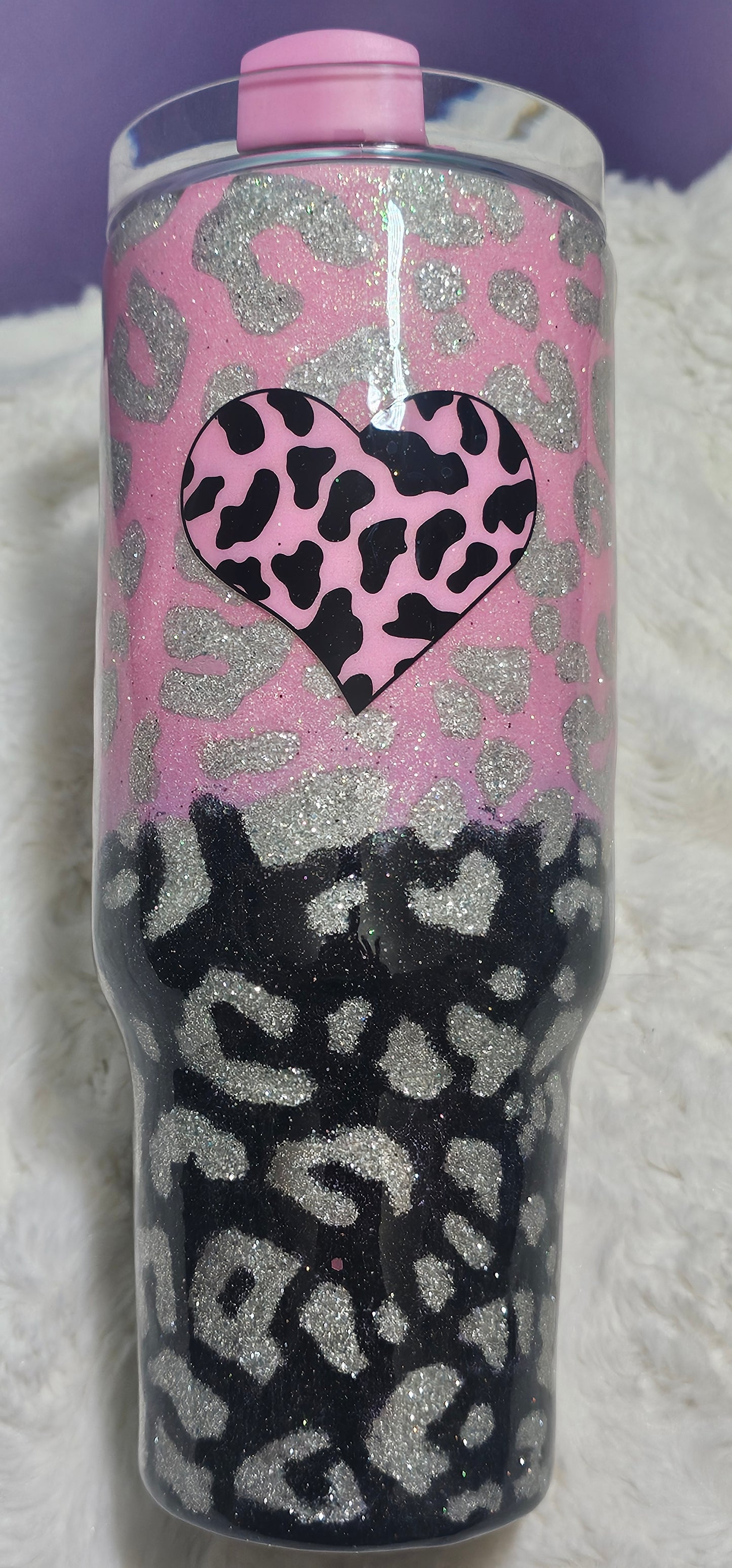 40oz Pink Leopard
